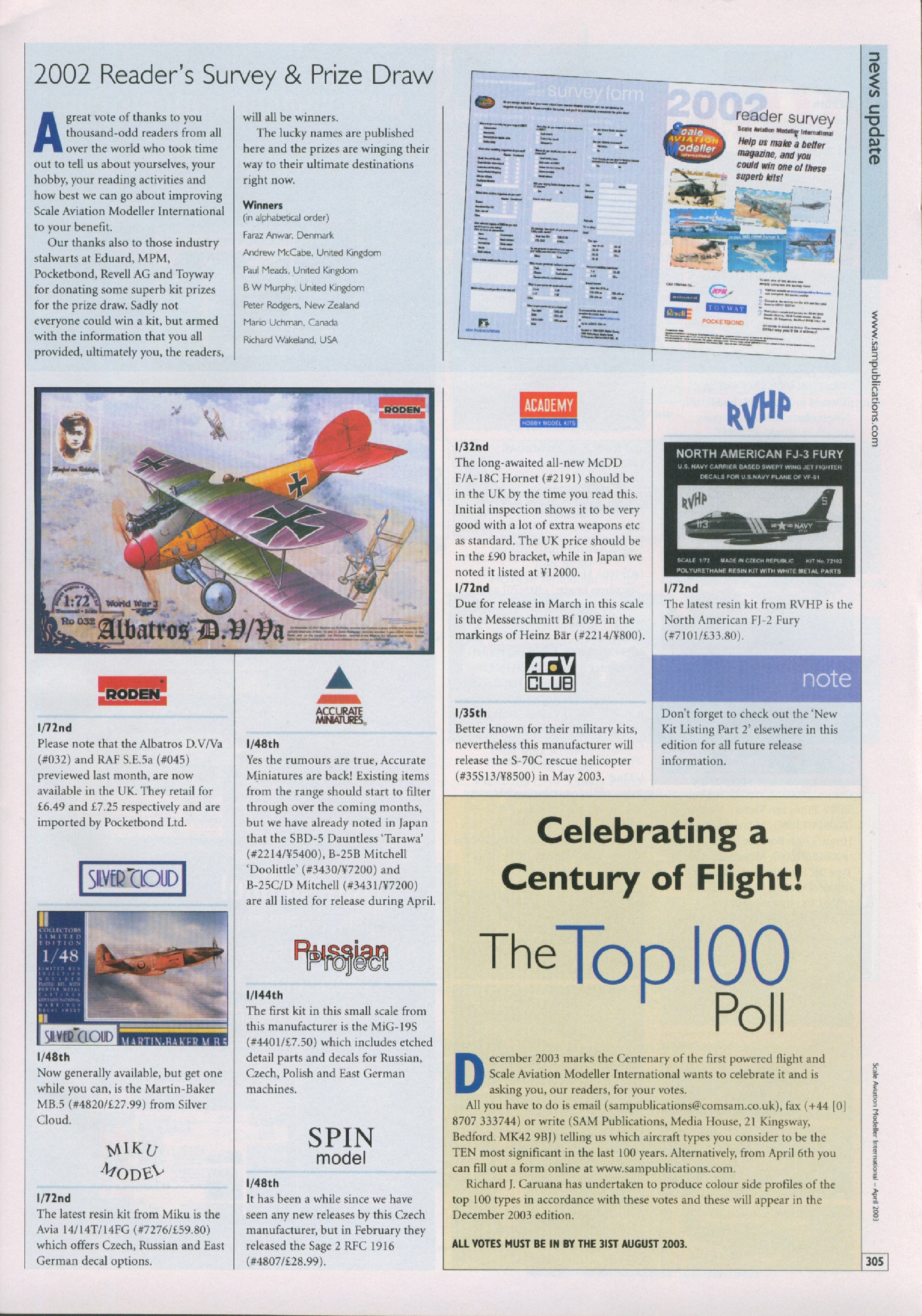 Scale Aviation Modeller International 2003-04